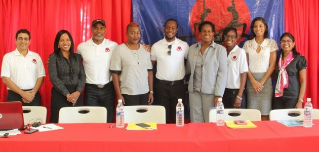 Launching their National Weight Loss Campaign in Nevis